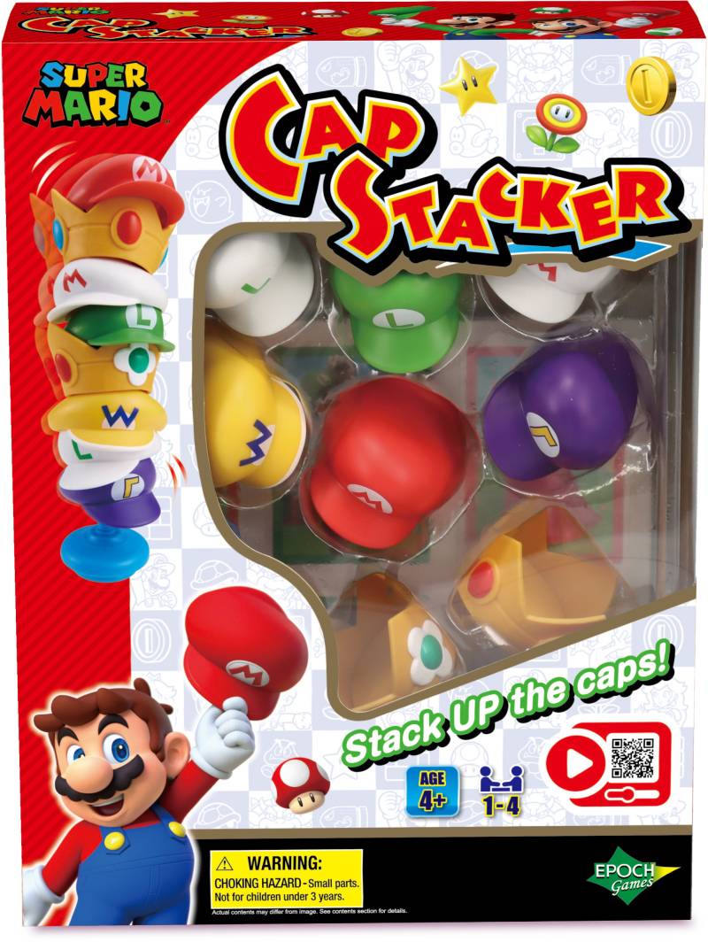 EPOCH Games Super Mario Cap Stacker Spiel von Super Mario