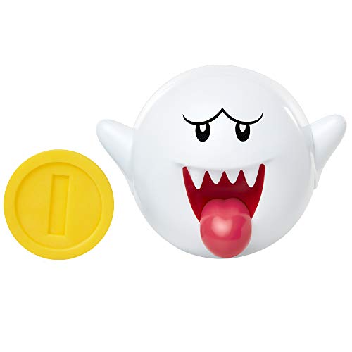 Jakks Pacific Nintendo Super Mario - Boo mit Münze - 10 cm Figur - Wave 23 von Super Mario