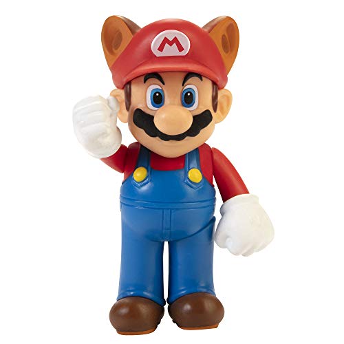 Nintendo - Jakks Limited Articulation - Raccoon Mario - Wave 26-6 cm Figur Racoon Mario 2.5""", grau von Super Mario