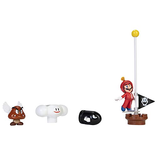 Nintendo Super Mario 6cm Figuren Multipack Diorama Spielset - Wolken Welt von Nintendo