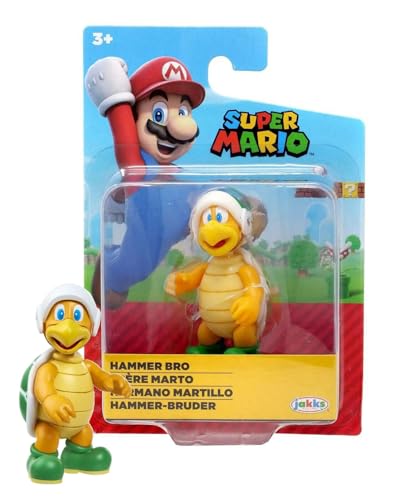 Super Mario Actionfigur, 6,3 cm, Sammlerstück, Verpackung kann variieren (Hammer Bro) von Super Mario