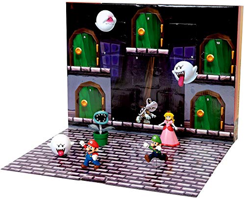 SUPER MARIO Boo's Mansion Kinder Halloween Versteckspiel mit 10 Figuren und Zubehör von Super Mario