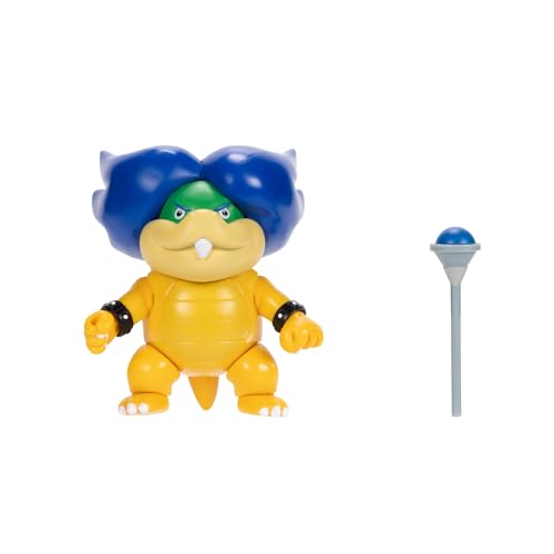 Super Mario 10,2 cm große Actionfiguren Ludwig von Koopa mit Zauberstab von Super Mario