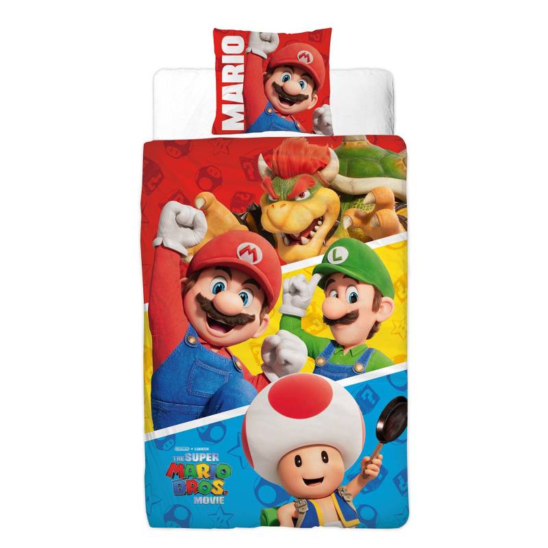 Super Mario Bettwäsche-Set 150x210 cm von Super Mario