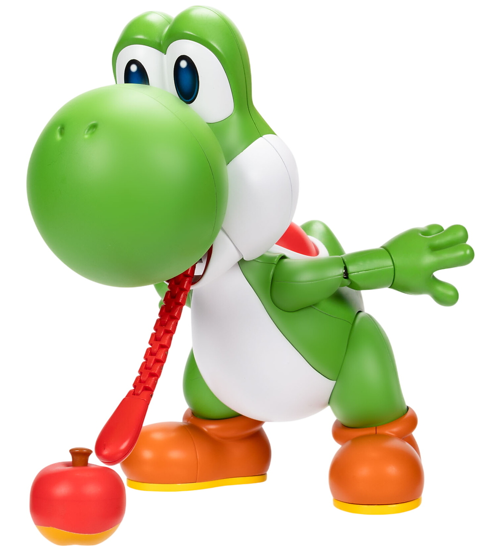 Super Mario Spielfigur - 24 cm - Yum Yum Yoshi! - Super Mario - One Size - Spielzeugfiguren Super Mario Spielfigur - 24 cm - Yum Yum Yoshi! - Super Mario - One Size - Spielzeugfiguren von Super Mario