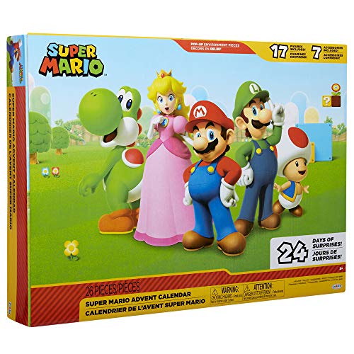 World of Nintendo 403012 Super Mario Adventskalender, Mehrfarbig von World of Nintendo