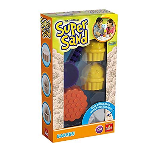 Goliath 83242 | Super-Sand-Set Shapes-Bakery | bunte Muffins aus Spiel-Sand backen | vielseitige Törtchen-Formen für kleine Meisterbäcker | tolle Leckereien zaubern | ab 4 Jahren von Super Sand