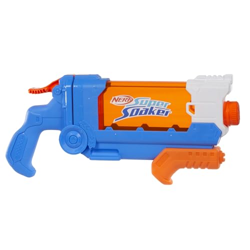 Nerf Super Soaker Flip Fill Wasserblaster, Spritzpistole mit 4 Spritz-Modi für mehr Spaß & Abenteuer, schnelles Befüllen, Outdoor-Spielzeug mit 887 ml Tank, Geschenk für Kinder ab 6 Jahren von NERF