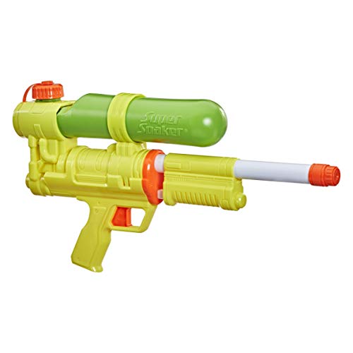 Nerf Super Soaker XP50-AP Wasserblaster, der Tank besteht aus recyceltem Plastik, Cooles Retro-Design, Spritz-Attacke mit Druckluft von Super Soaker