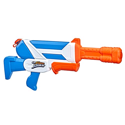 Super Soaker Twister Wasserpistole kreuzenden Wasserstrahlen Pump-Funktion großer 1L Wassertank einfaches Auffüllen von Super Soaker