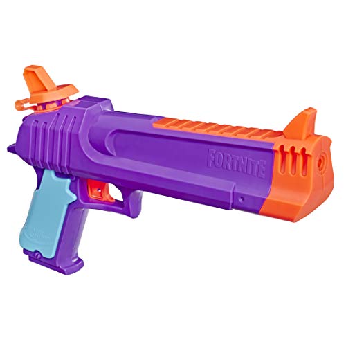 Super soaker E6875EU4 Fortnite HC-E Nerf Spielzeug-Wasserblaster – Überraschendes Nassspritzen – Kapazität von 218 ml – Für Jugendliche und Erwachsene, Mehrfarbig, Box size: 28 x 23 x 6.5cm von Super Soaker