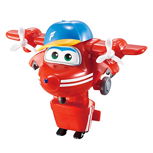 Auldeytoys EU720021 Spielfigur Transformer, Rot, L änge 4,70 cm, Breite 7,15 cm, Höhe 5,70 cm von Super Wings