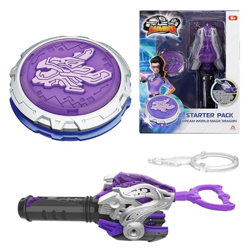 INFINITY NADO Kreisel für Kinder Metall Spielzeug Jungen, Battle Tops Kreisel Launcher Spielzeug, Spinning Tops Jungen ab 5 6 7 8 9 10 11 12 Jahre, Starter Pack Dream World Magic Dragon von INFINITY NADO