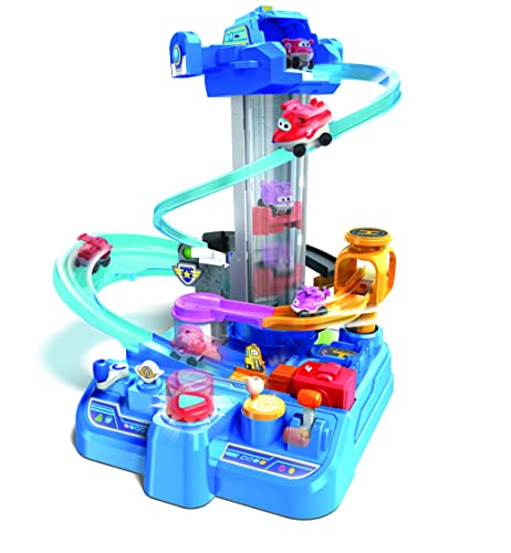 Super Wings Big World Airport Adventure Playset mit Mini Jett & Dizzy Figur, Eisenbahnspielzeug für 3 4 5 6 7 8 Jahre alte Jungen Mädchen, Figuren-Rollenspiel-Set Geschenke für Kinder Super Wings Big World Airport Adventure Playset mit Mini Jett & Dizzy Figur, Eisenbahnspielzeug für 3 4 5 6 7 8 Jahre alte Jungen Mädchen, Figuren-Rollenspiel-Set Geschenke für Kinder von Super Wings