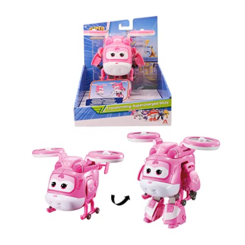 Super Wings Dizzy 5' Transforming Supercharged Character Gifts Toys for 3+ Years Old Boys Girls von Super Wings