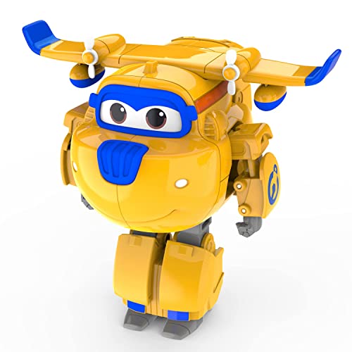 Super Wings Donnie 5' Transforming Character Easy Transformation Preschool Kids Gift Toys for 3+ Year Old Boy Girl von Super Wings