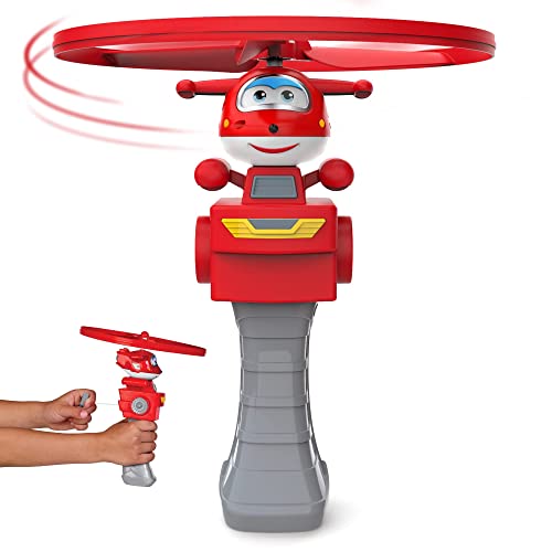 Super Wings High Flying Jett , Aerial Jett Disc Launcher ,Pull Cord and and make Jett Fly! von Super Wings