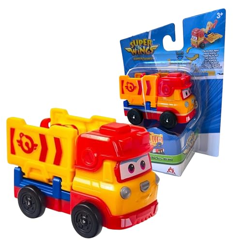 Super Wings Mini Team Vehicles-Remi - mit aufklappbarer Tür - Super Wings Fahrzeug Transformer ab 3 Jahre von Super Wings