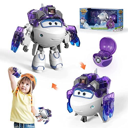 Super Wings Super Iron Astra 5", Super Ball-High-Tech Power, Spielzeugflugzeug, Verwandelbares Spielzeug-Flugzeug und Roboterfigur, Kinderspielzeug für Kinder ab 3 Jahren Jungen Mädchen von Super Wings