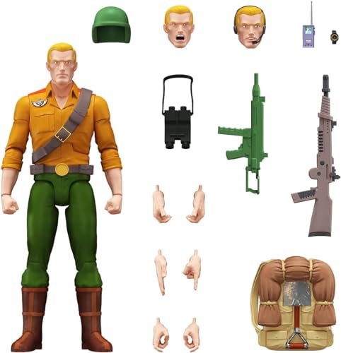 Super7 ULTIMATES! G.I. Joe Duke - 17,8 cm große G.I. Joe Actionfigur mit Zubehör, klassischen Cartoon-Sammlerstücken und Retro-Spielzeug von Super7