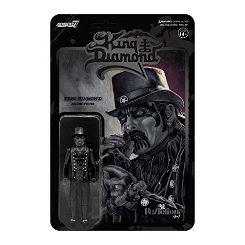 King Diamond Reaction - King Diamond Zylinder schwarz von Super7