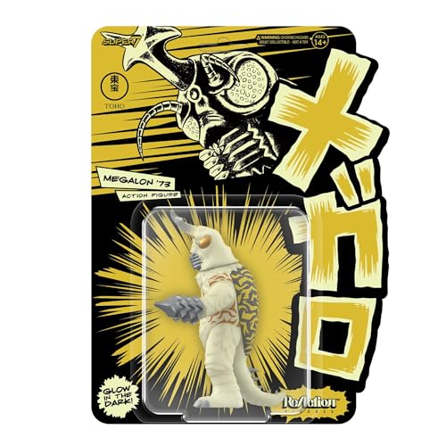 Megalon '73 Godzilla Day Glow in The Dark TOHO Super 7 Reaktionsfigur von Super7