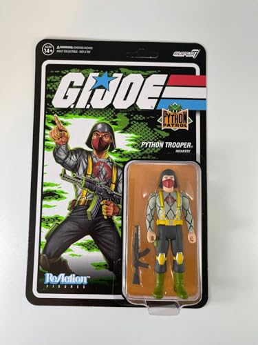 Python Patrol Trooper G.I. Joe Super 7 Reaktions-Actionfigur von Super7