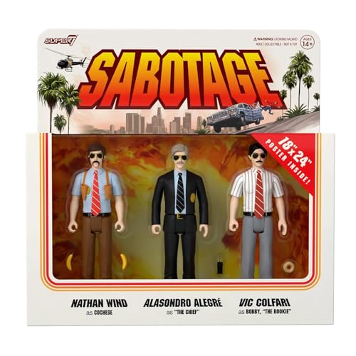 SUPER7 Beastie Boys Sabotage 3-Pack Reaction Figure Set 9.5 cm Mehrfarbig von Super7