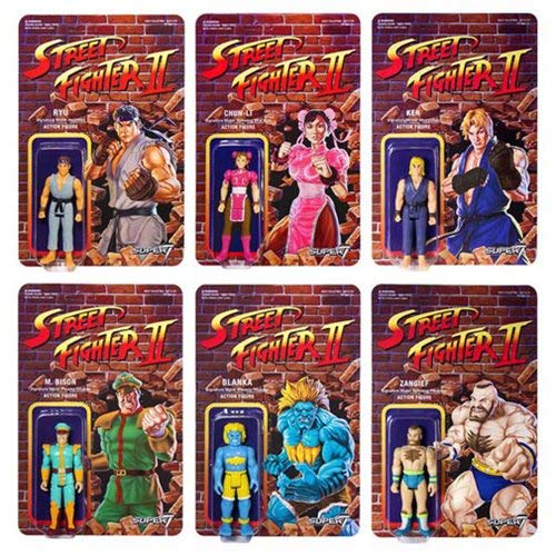 Street Fighter II CE Retro Actionfiguren Wave 1 Set von Super7