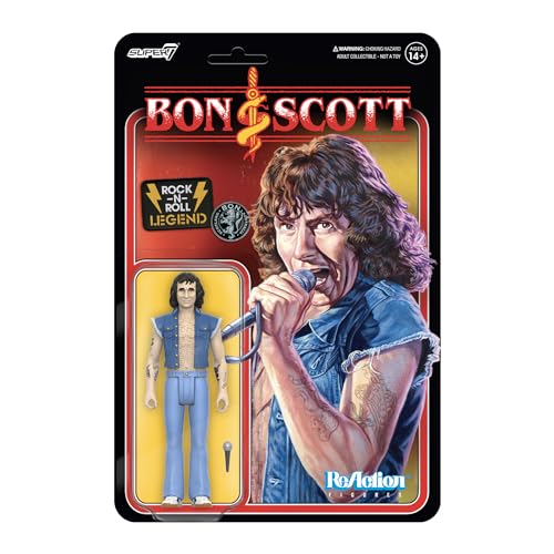 Super7 Bon Scott Reaktionsfiguren Wave 01 - Bon Scott Actionfigur von Super7