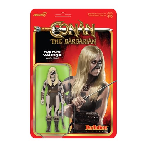 Super7 Conan The Barbarian Reaction Figures Wave 02 - Valeria (War Paint) Actionfigur von Super7