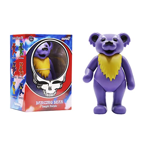 Super7 Dancing Bears Wave 2 Reaction Figur, Haight Purple von Super7