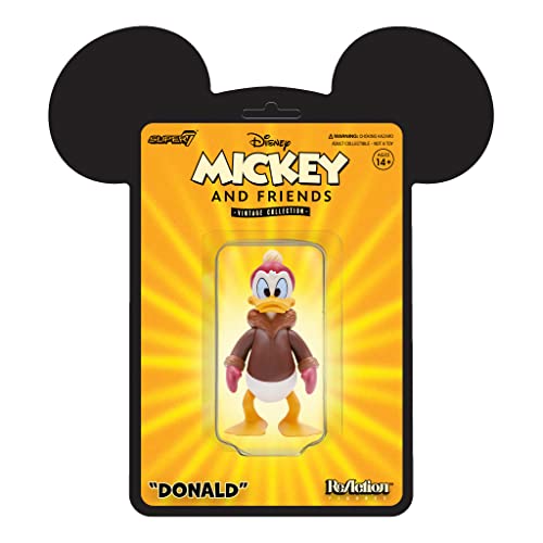 Super7 Disney Vintage Collection Donald Duck 9,5 cm Reaktionsfigur von Super7