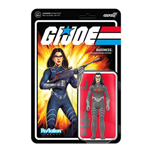 Super7 Figur Reaction GI Joe Baroness Cartoon V2 von Super7