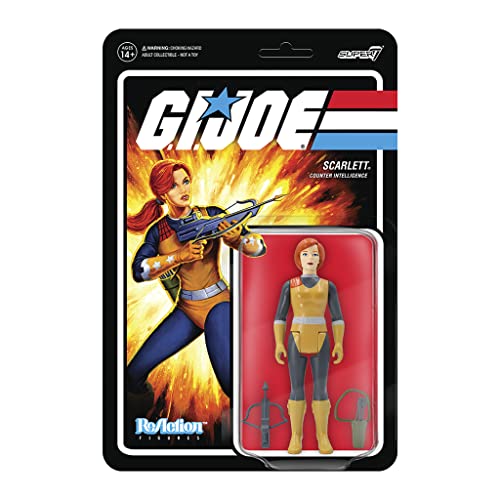 Super7 Figur Reaction GI Joe Scarlett von Super7