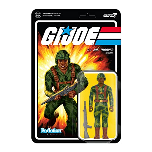 Super7 Figur Reaction GI Joe Trooper Clean Shaven Brown von Super7