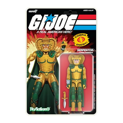 Super7 G.I. Joe Reaction+ Wave 02 - Serpentor (Cartoon) Actionfigur von Super7