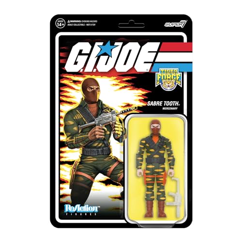 Super7 G.I. Joe Reaction Figures W8 - Säbelzahn-Actionfigur von Super7