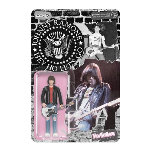 Super7 Johnny Ramone Reaction Figuren Wave 01 - Johnny Ramone Actionfigur von Super7