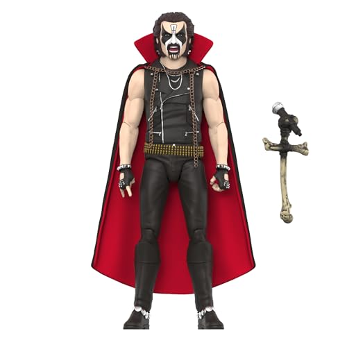 Super7 Deluxe King Diamond Abigail Era – 17,8 cm King Diamond Actionfigur mit Zubehör, klassischen Heavy Metal Sammlerstücken und Retro-Spielzeug von Super7