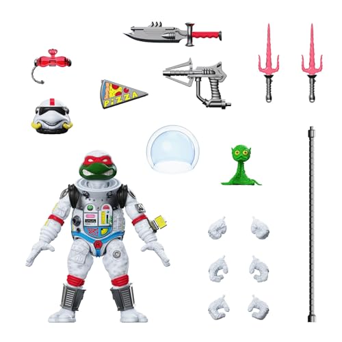 Super7 Les Turtles Ninja Figur Ultimates Space Cadet Raphael, 18 cm von Super7