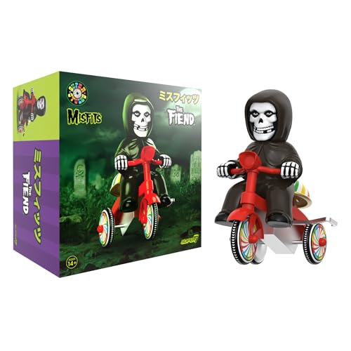 Super7 Misfits Super Cycles - Fiend (Black w/Red Trike) Action Figure von Super7