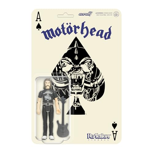 Super7 Motorhead Reaktionsfiguren - Lemmy (Ace of Spades) Actionfigur von Super7