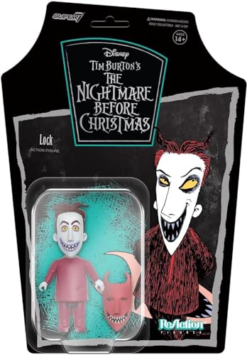 Super7 Nightmare Before Christmas Lock Reaction Figur 9,5 cm von Super7