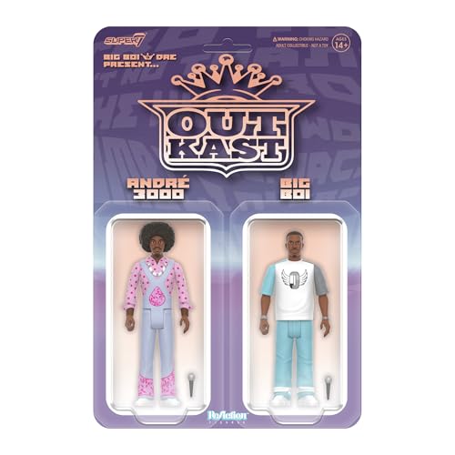 Super7 Outkast Reaktionsfiguren Wave 03 - Outkast (Big Boi & Dre Present) Actionfigur von Super7