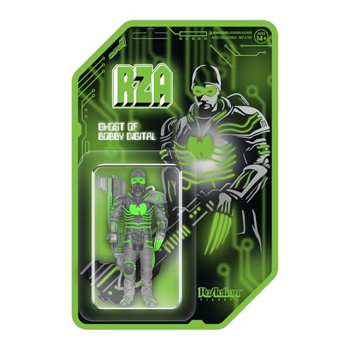 Super7 RZA Reaction Figures Wave 04 - Bobby Digital (Clear) Action Figure von Super7