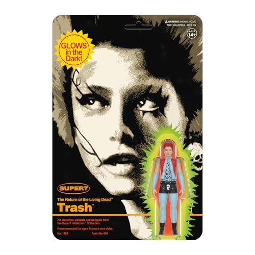 Super7 Return of The Living Dead Reaktionsfiguren Wave 04 - Trash (Monster Glow) Actionfigur von Super7