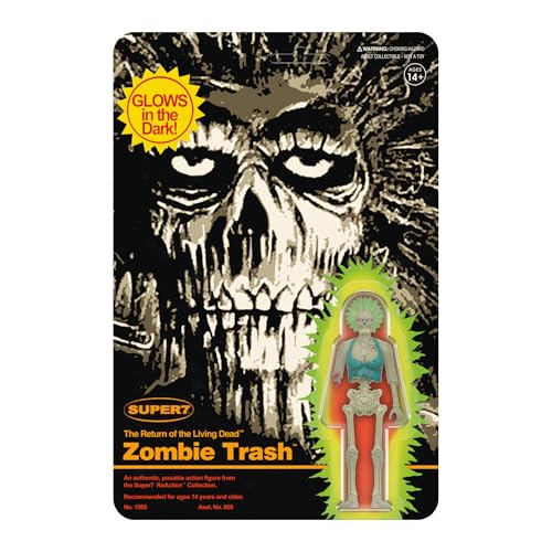 Super7 Return of The Living Dead Reaktionsfiguren Wave 05 - Zombie Trash (Monster Glow) Actionfigur von Super7