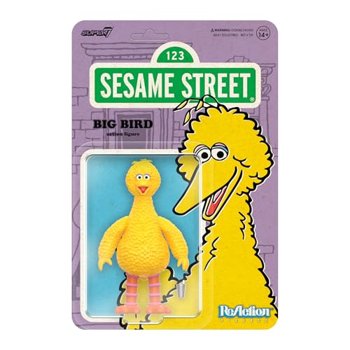 Super7 Sesamstraße Reaktionsfiguren Wave 03 - Big Bird Actionfigur von Super7