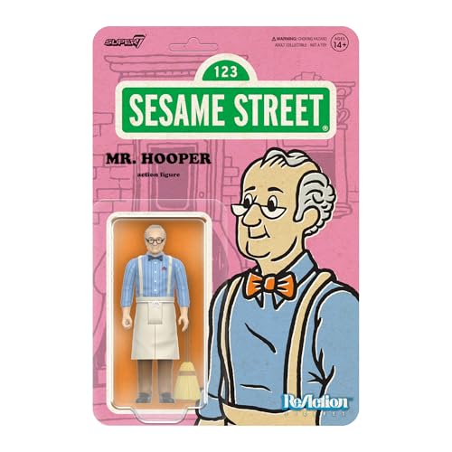 Super7 Sesamstraße Reaktionsfiguren Wave 03 - Mr. Hooper Actionfigur von Super7